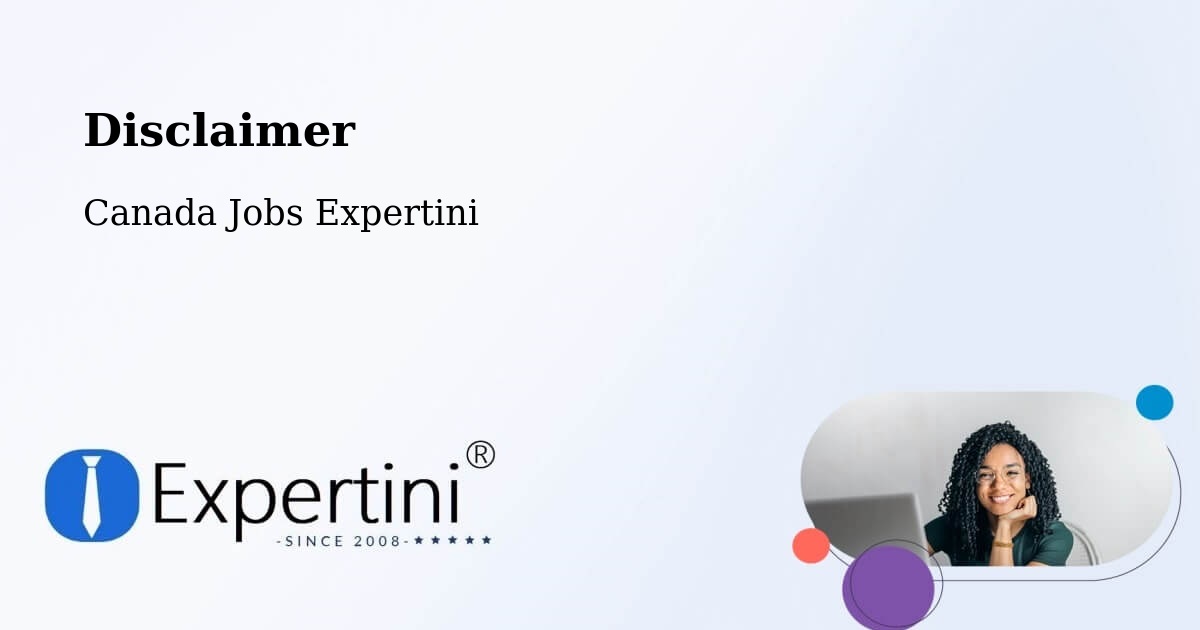 Disclaimer – Lantz - Canada Jobs Expertini